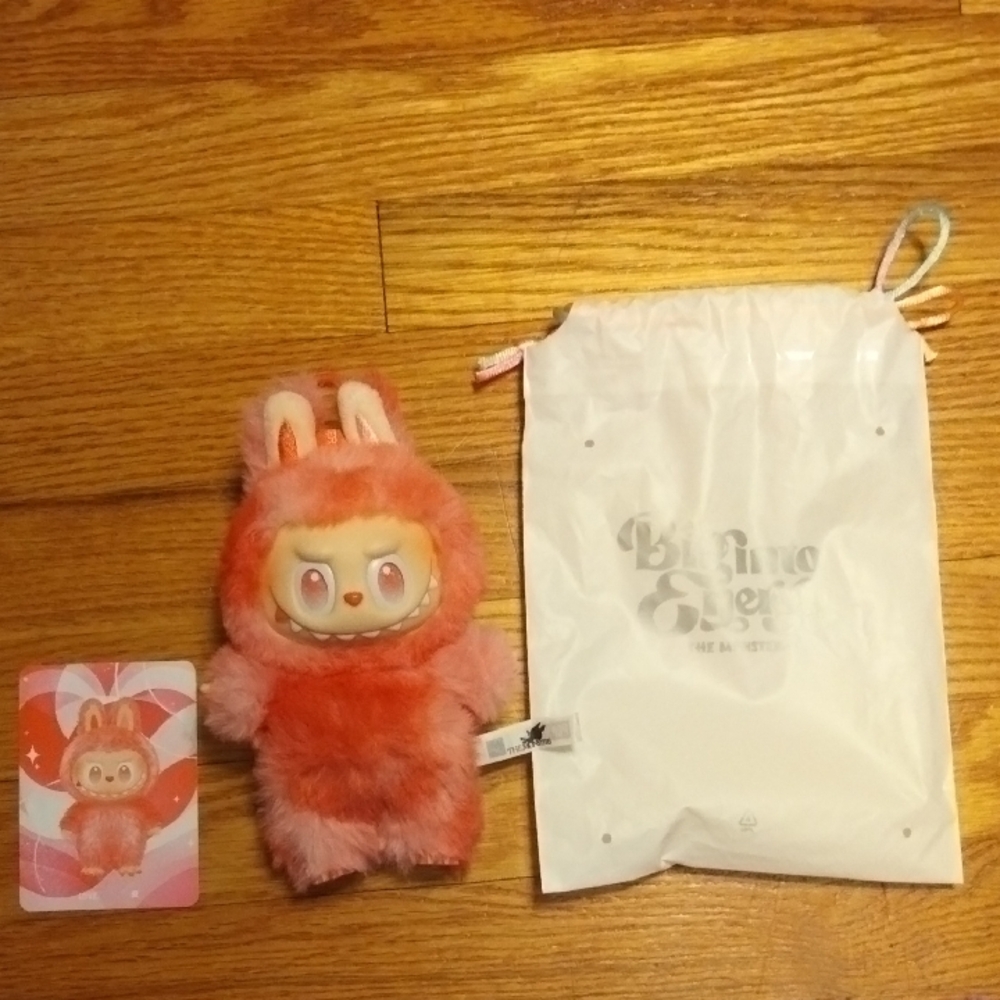 Authentic Pop Mart Labubu Big Into Energy Energy Collection Color Love